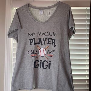 GiGi Baseball shirt